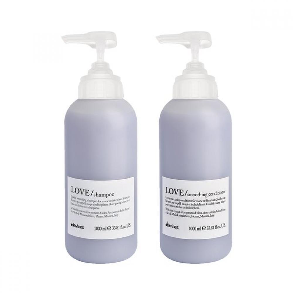 Davines Love Smoothing Shampoo   Conditioner Set 1000ml  +Shampoo 250ml Single option