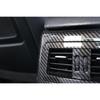 Rear Center Air Vent Cover ABS Carbon Trim Part Kit For BMW 3 Series E90 2005-12