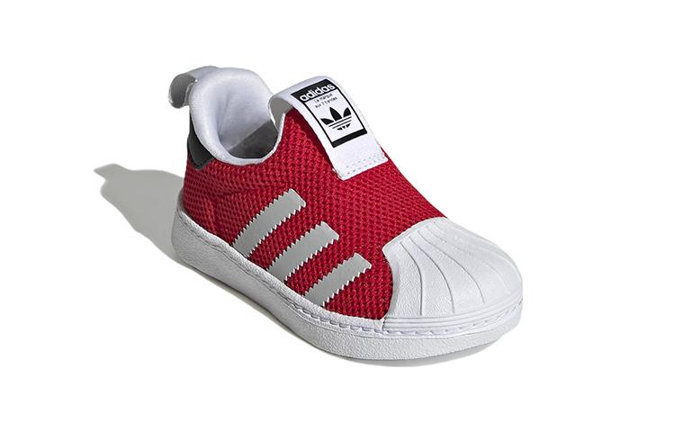 adidas Originals SUPERSTAR 360 Casual Low Top Skateboard Shoes Red Infant And Toddler GZ5036
