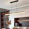2025 Italian Minimalist Ice Crackle Pendant Light, Eye-Protecting Long Strip for Bars & Islands