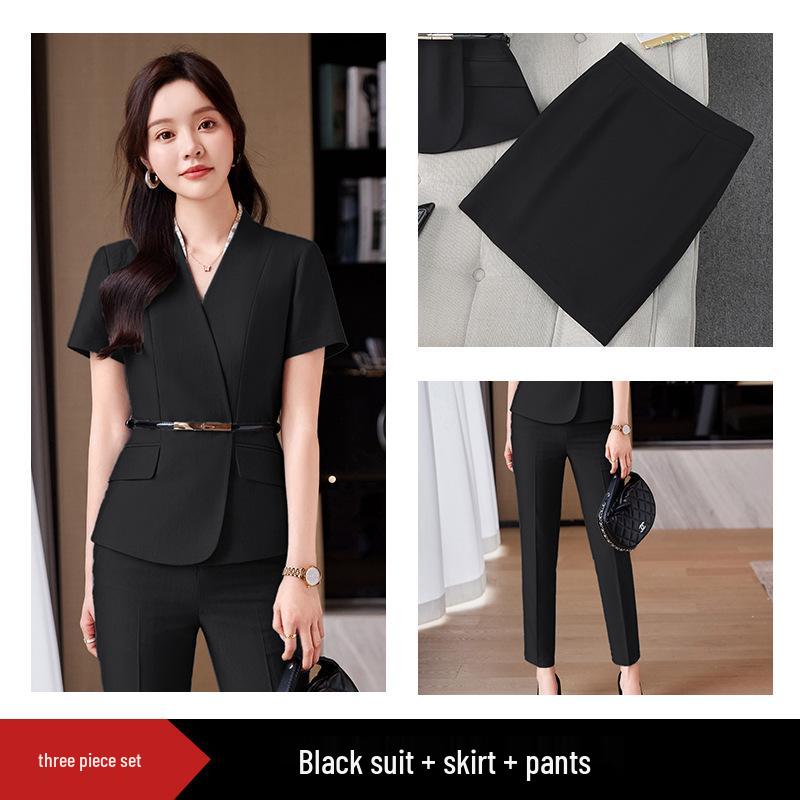 Women's Professional Goddess Style Suit: Fashionable Formal Workwear for Office and Business