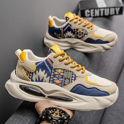 Spring New Casual Sports Shoes for Men, Thick-soled, Height-increasing, Anti-slip and Breathable, Teenagers' Walking Loafers
