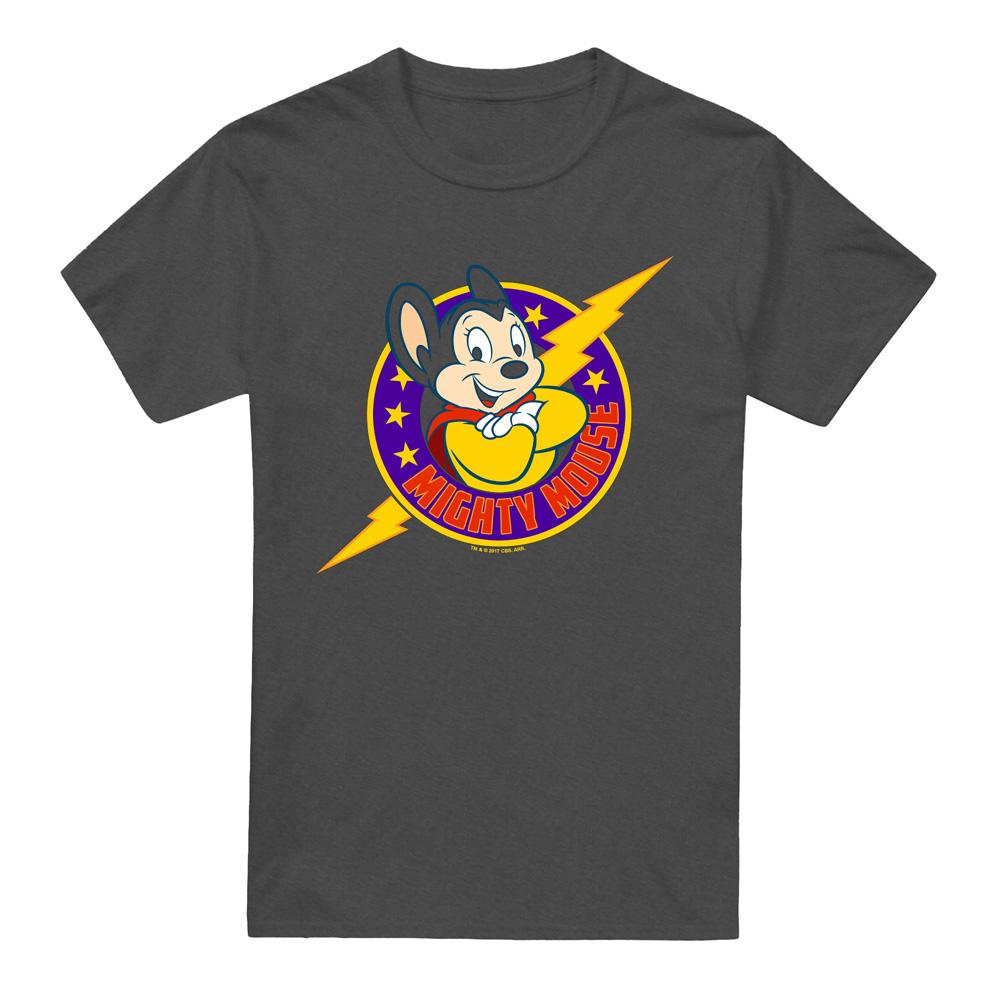 Mighty Mouse Unisex Adult Mighty Hero T-Shirt
