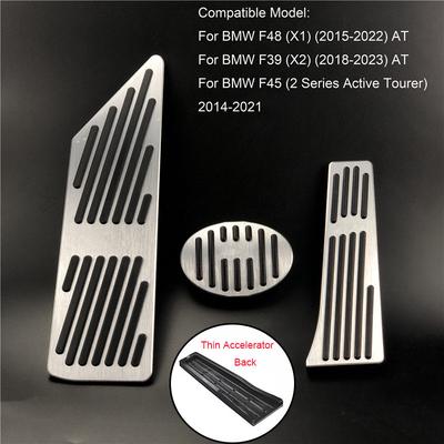 Autozubehör für BMW F48 X1 F39 X2 F45 2er AT Gasbremse Fußstütze Pedalauflagen Gas Kraftstoff KEIN Bohren