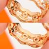 High New 2023 Sale Trendy Top Quality Europe Famous Brand Classic Gifts Luxury Jewelry Rings For Women Wave Design Engagement