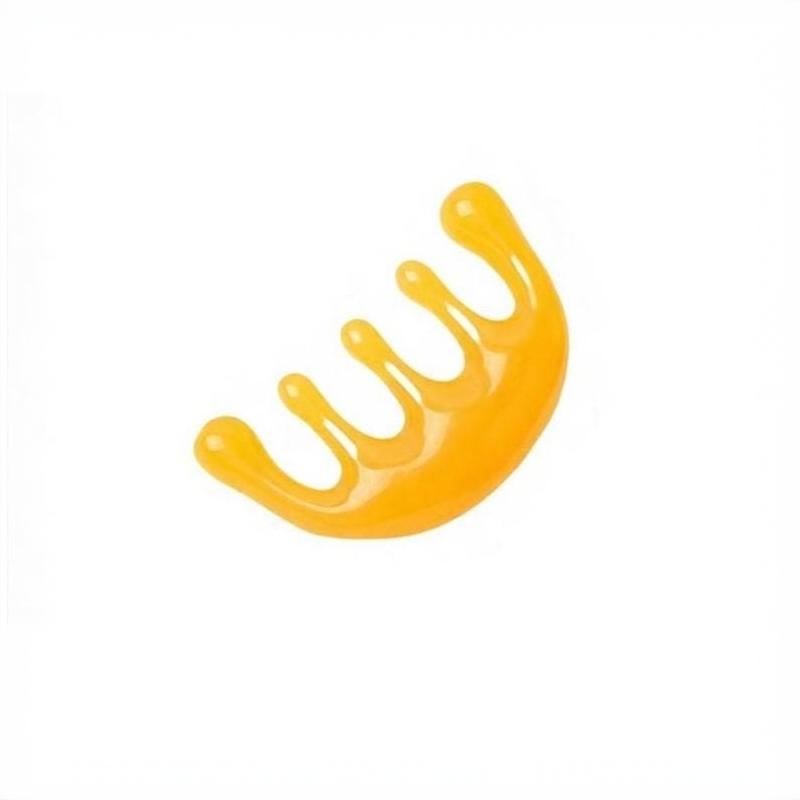Resin Massage Scalp Comb Hair Brush Massage Comb Scalp Meridian Comb For Stress Relief