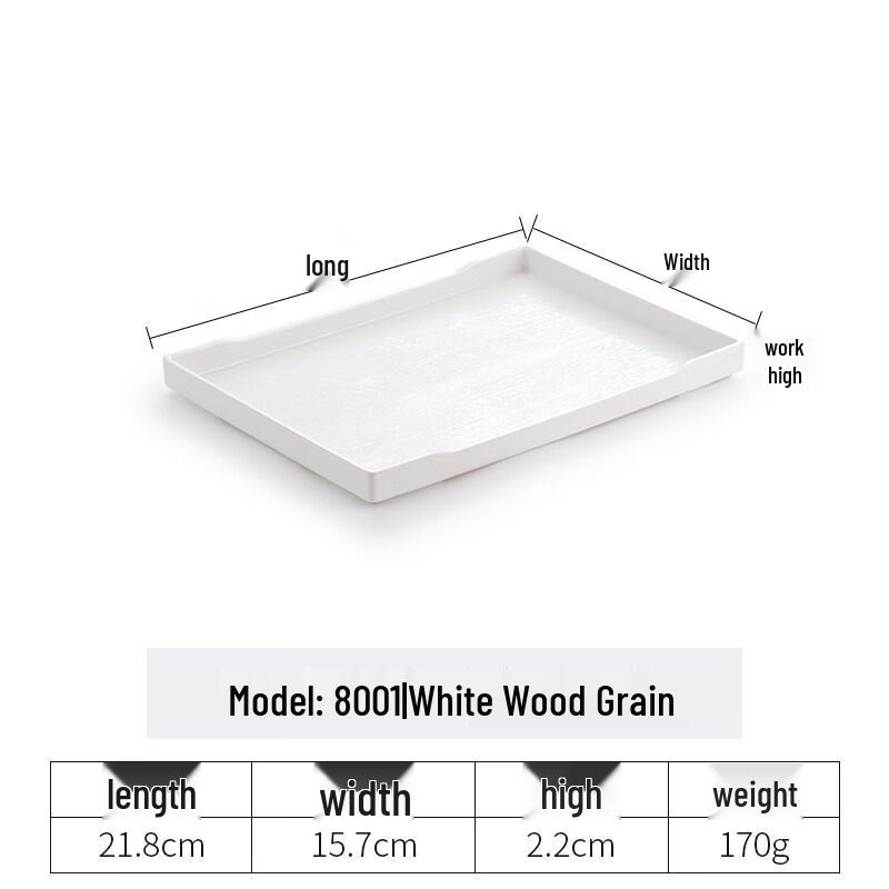 

European Style Rectangular Plastic Serving Tray