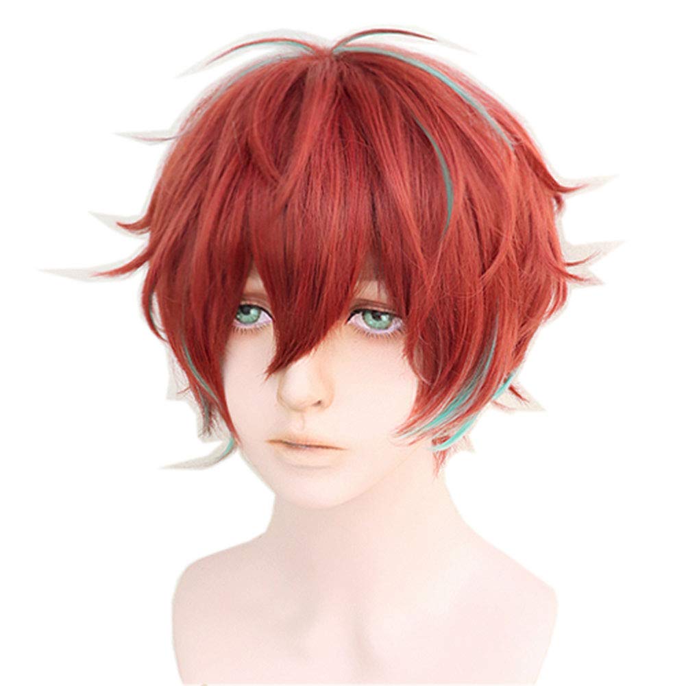 Cosplay Wig, Hypnosis Mic Cosplay Wig, Heat Resistant, Costume Accessory, Festival Wig (Kannonzaka Doppo)