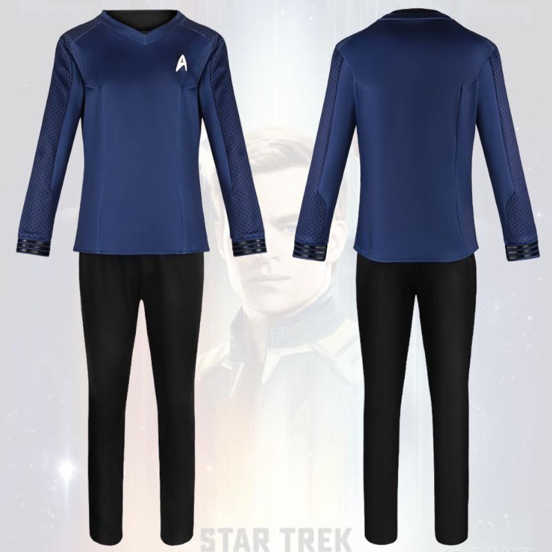 Star Trek Strange New Worlds Spock Pike Captain Cosplay Kostüm
