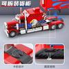 1:24 Peterbilt 389 American Heavy-duty Truck Alloy Model Car Diecast Vehicle Sound Light Gift Collectible Display