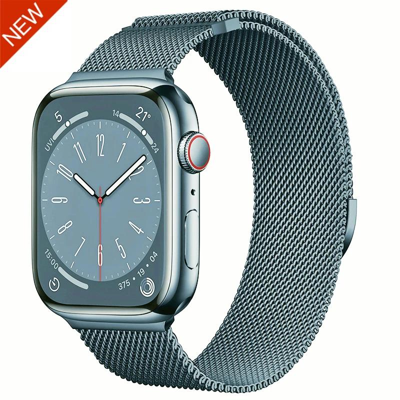 Milanese Loop Band for Apple watch Ultra 9 8 7 6 5 SE 45mm 49mm 44mm/41mm/40mm Metal Magnetic Strap iWatch 11 10 46mm 42mm Band