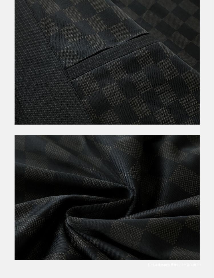 Spring & Autumn Men's Business Casual Stand-Up Collar Jacket - Lightweight, High-End Design for Middle-Aged Elegance