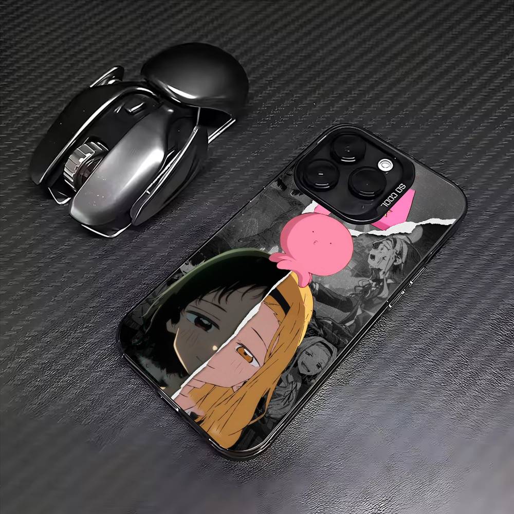 Anime T-Takopis O-Original Sin  Phone Case For iPhone17,16,15,14,13,12,11 Plus,Pro Max Colored Silver Plated Inside Cover