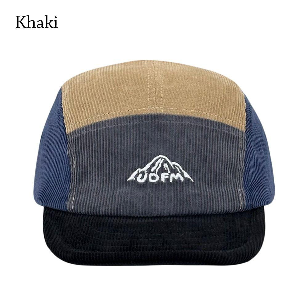 Vintage Short Brim Baseball Cap Casual Trucker Cap Winter Snapback Hat  for Men Women