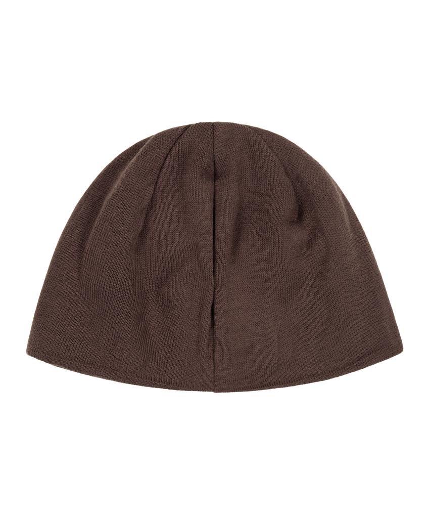 AAKAM Skull Beanie (Brown)