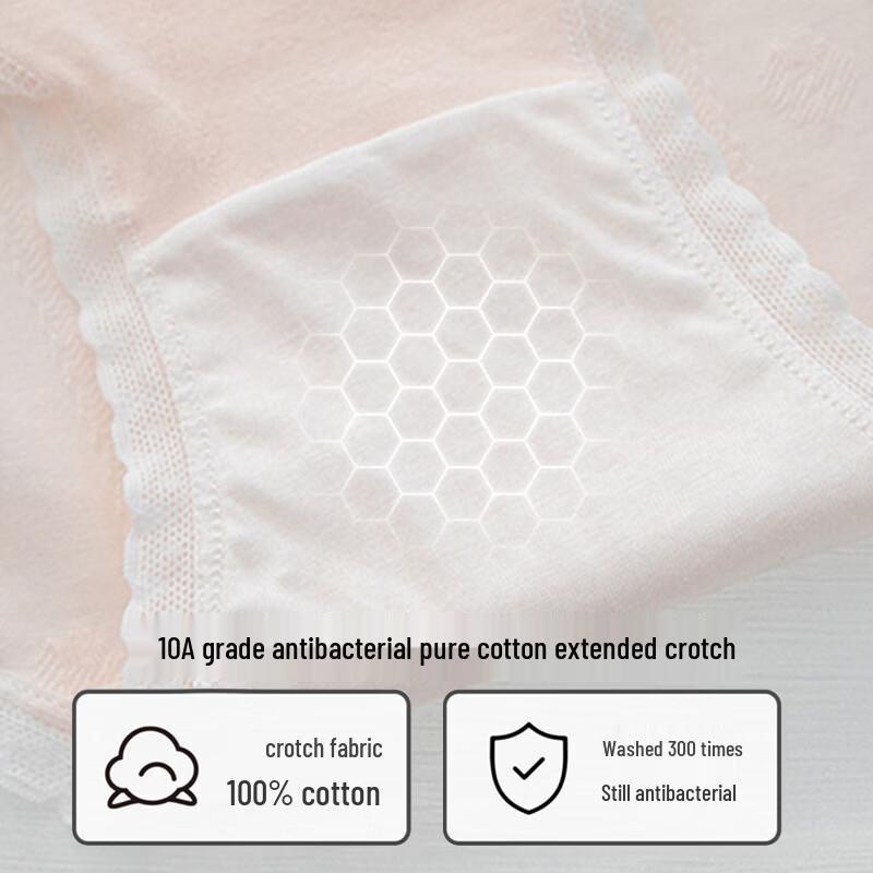 Urban Beauty Women's Baby Cotton Antibacterial Briefs 3-Pack