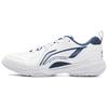 Li Ning Flying Eagle Comfortable Simple Breathable Lightweight Low-Top Badminton Shoes Unisex Sneaker White Navy-Blue AYTU001-9