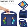 For Apple iPad mini 6 7 2021 2024 A17 Pro A2567 A2568 A2993 A2995 A2996 Case Kids Safe Cartoon Letter Portable EVA Foam Shockproof Stand Tablet Cover