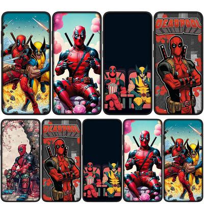 Cover for iPhone 15 14 Xiaomi Redmi Note 13 12 11 Pro Max X 8 7 9 XR Samsung Galaxy S24 S23 A05 OPPO A15 Huawei Marvel Wolverine Deadpool Phone Case