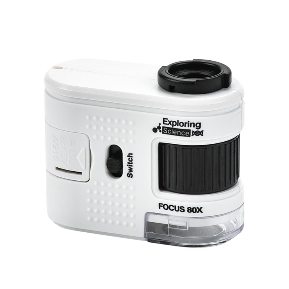 80x Magnification Microscope for Kids Educational Toy