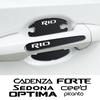 8Pcs Car Door Handle Strip Protective Sticker Auto Accessories For Kia Rio Picanto Ceed Forte Optima Sedona Cadenza K9 Telluride