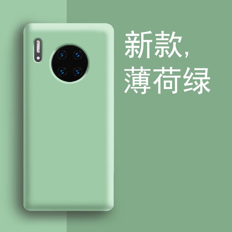 Liquid Silicone Phone Case Mate 30 Pro 20 40 50 60 E Full Cover Shockproof Anti-Scratch Soft TPU