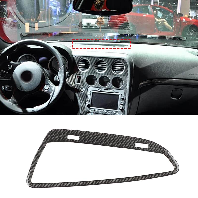 Carbon Fiber Set Gear Shift Door Trim Car Interior Accessories Decorative Stickers for Alfa Romeo 159 Brera/Spider 2004-2011 LHD