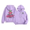 Kids Fashion Lightweight Long Sleeve Zipper Hoodie Christmas Printed Hoodie With Pockets