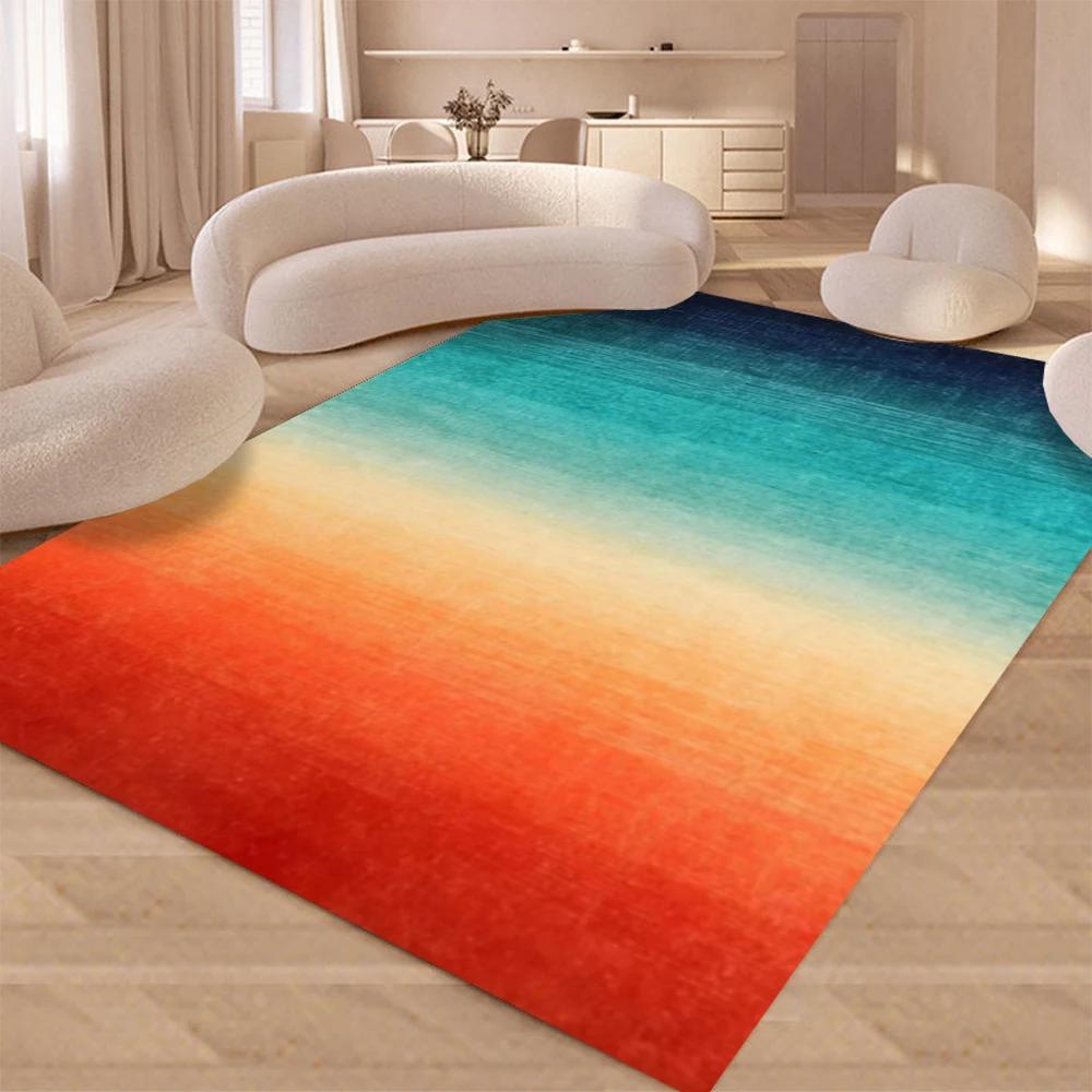 Luxury Gradient Theme Carpet for Living Room Home Decor Sofa Rugs Bedroom Rug Lounge Kitchen Coffee Table Floor Mat Indoor Rug
