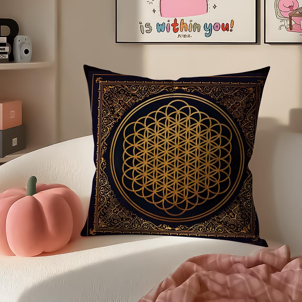 Heavy Metal British Band BBring Me the HHorizon Cushion Cover Pillowcase Short Plush Invisible zipper Room Sofa Cushion Cover