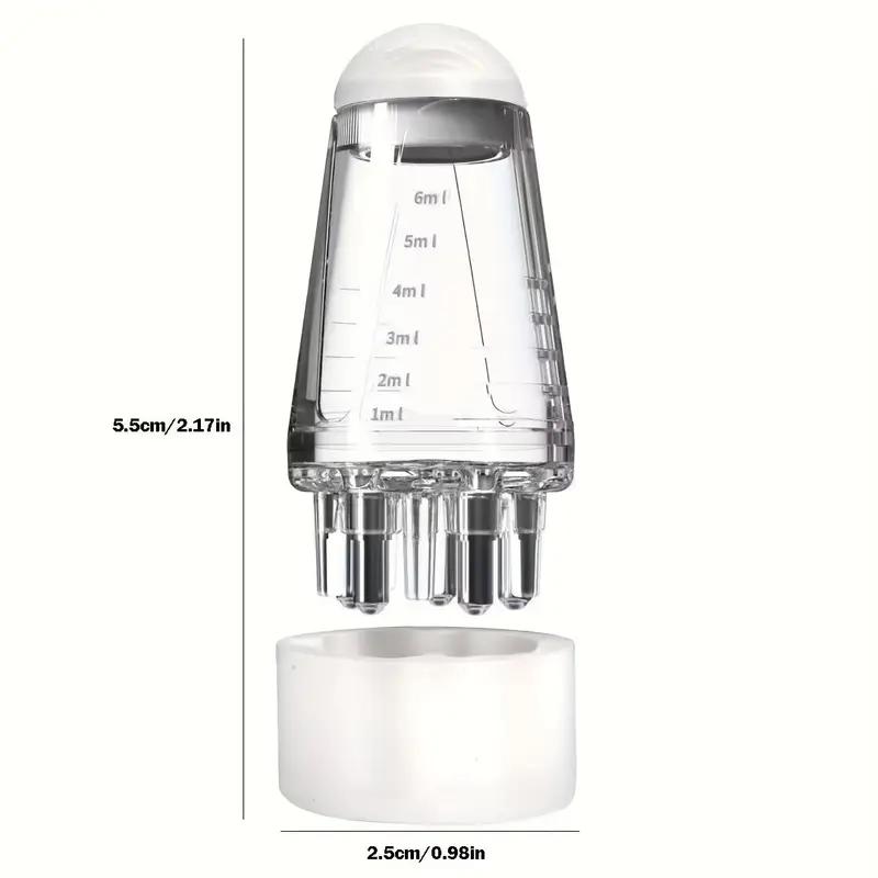 

Portable scalp application comb - Essential oil liquid guide and massage tool, suitable for all hair types - hair care tool for белый