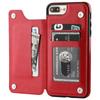 Für iPhone 11 Pro XR XS Max 6s 7 8 Plus SE 2020 Brieftaschenhülle Luxus Schlanke Passform Premium Leder Kartenfächer Stoßfeste Klapphülle