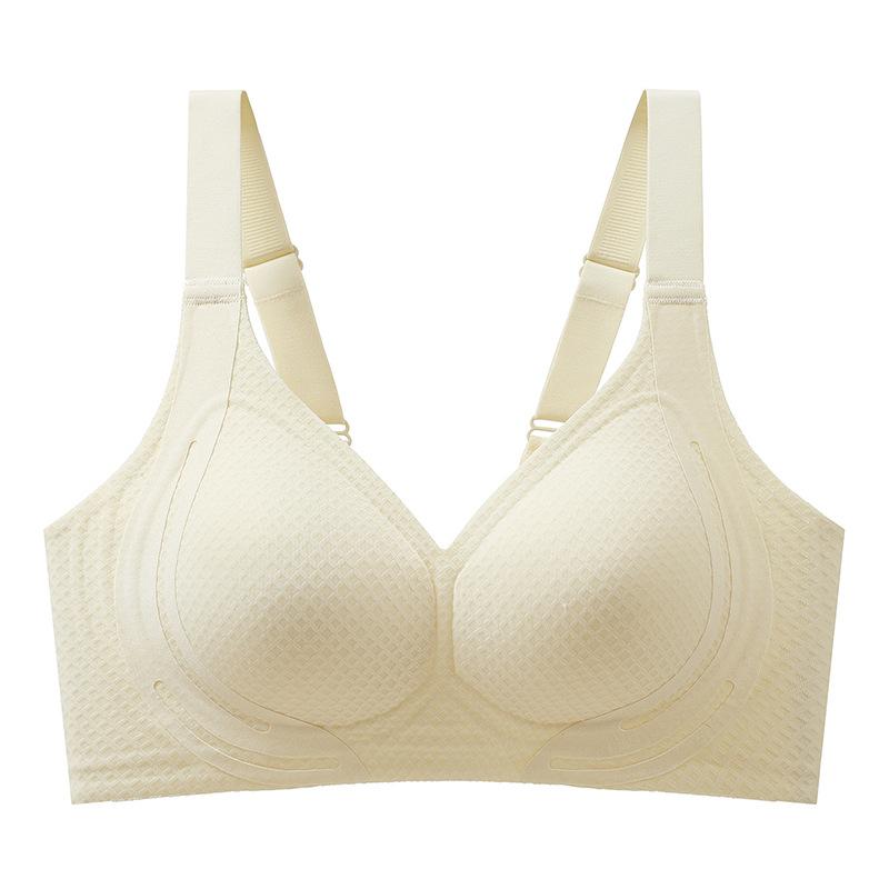 

ABC cup gather and close secondary breasts anti-sagging non-marking soft support lift Latin America back bra m(32/70abc, recommended 42.5-50kg ) шампанского