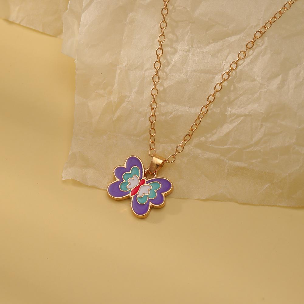 Rainbow Dinosaur Unicorn Friendship Necklace for Children – Creative Pendant Gift