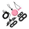 Reptile Harness and Leash Adjustable Lizard Traction Rope Hat Bowtie Set for Small Pet Animals(Pink