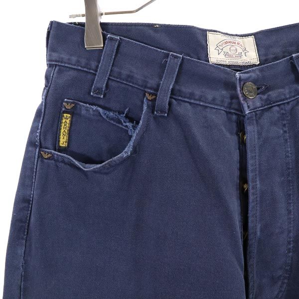 ARMANI JEANS made in Italy Straight denim pants w30 Button fly jeans Men's Used