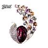 Bridal Brooch Women Faux Crystal Decor Anti-slip Wear-resistant Suit Coat