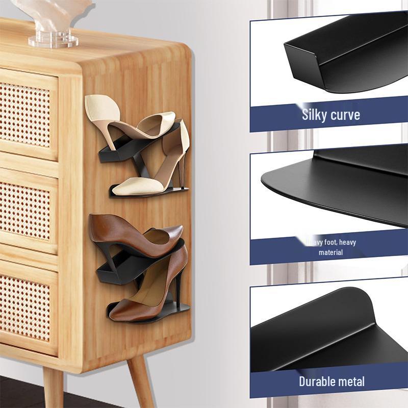 Floating Shoe Display Rack: Wall-Mounted Stand for Men's & Women's Sports Shoes, Ideal for Collectors and Exhibitions.