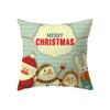 Merry Christmas Cute Santa Claus Print Pattern Cushion Cover Home Living Room Sofa Decoration Square Pillow Pillow Cover