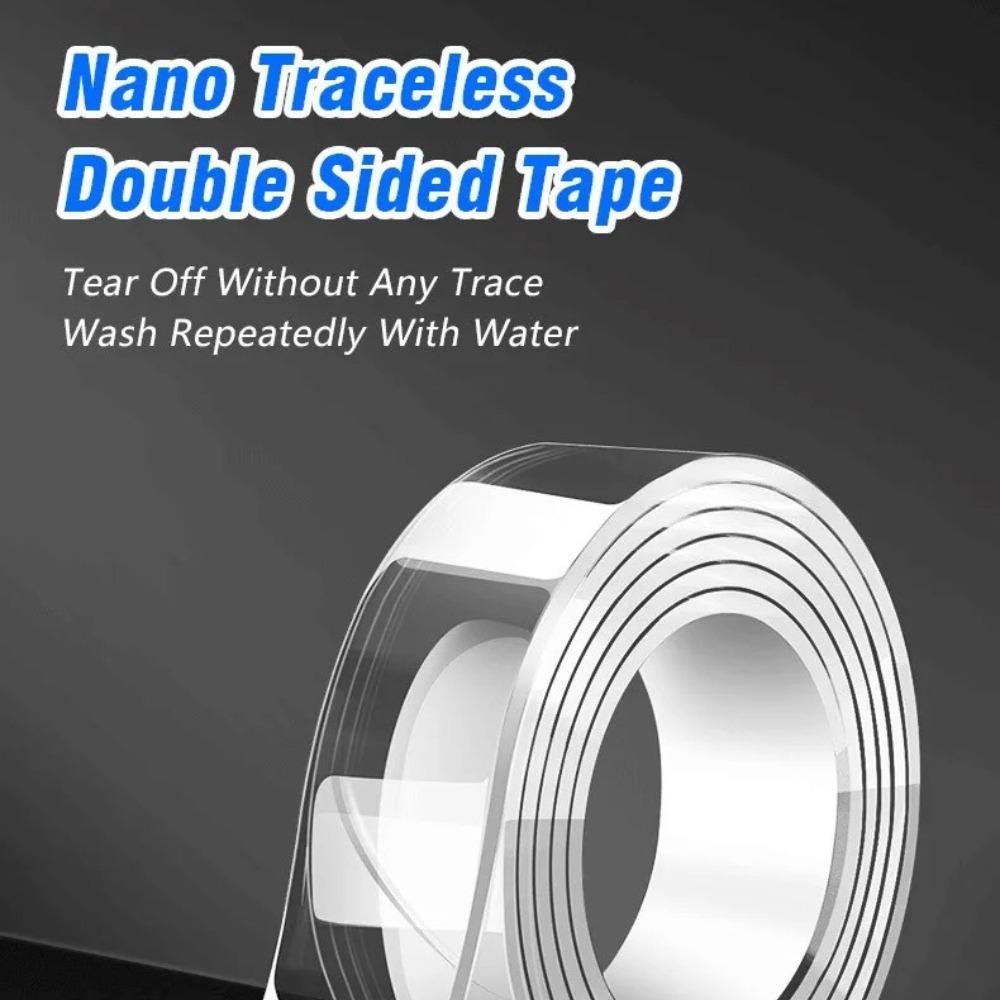 Nano Double Sided Adhesive Tape Strong High Viscosity Transparent Thicken Waterproof And Traceless Acrylic Tape Household Items