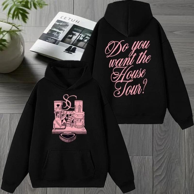 European Size Sabrina Carpenter Concert Tour Unisex Double-Sided Print Hoodie