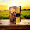 Phoenix Art Leather Journal | Vintage Handmade Diary with Antique Lock