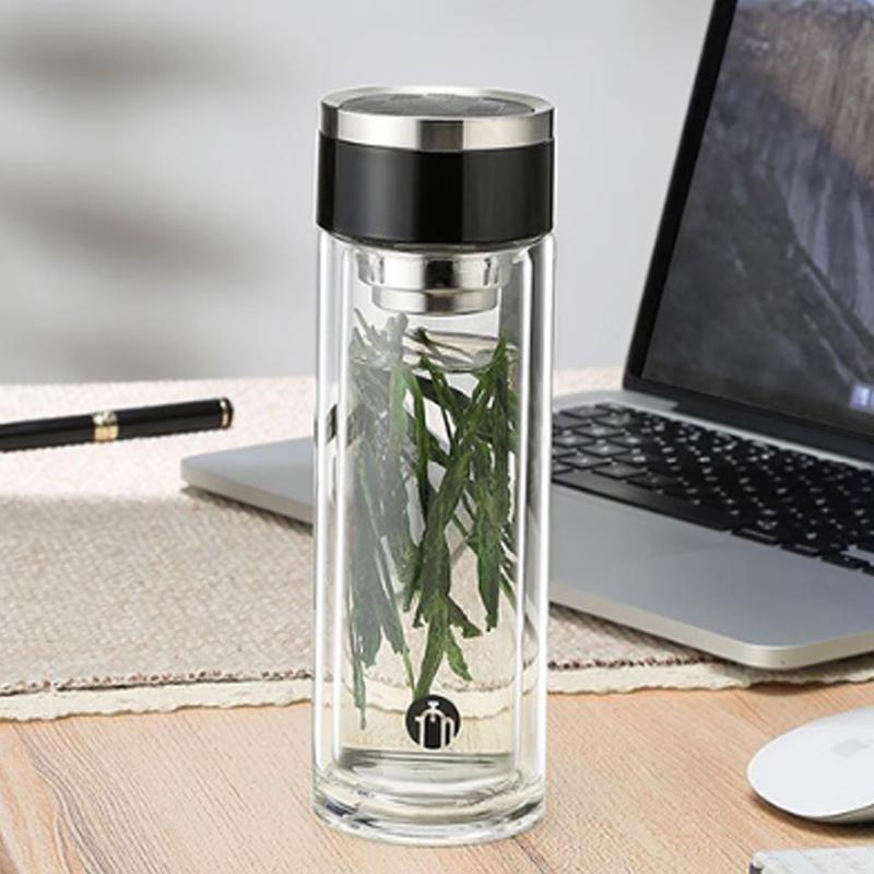 Huier Ya Double Wall Glass Tea Mug