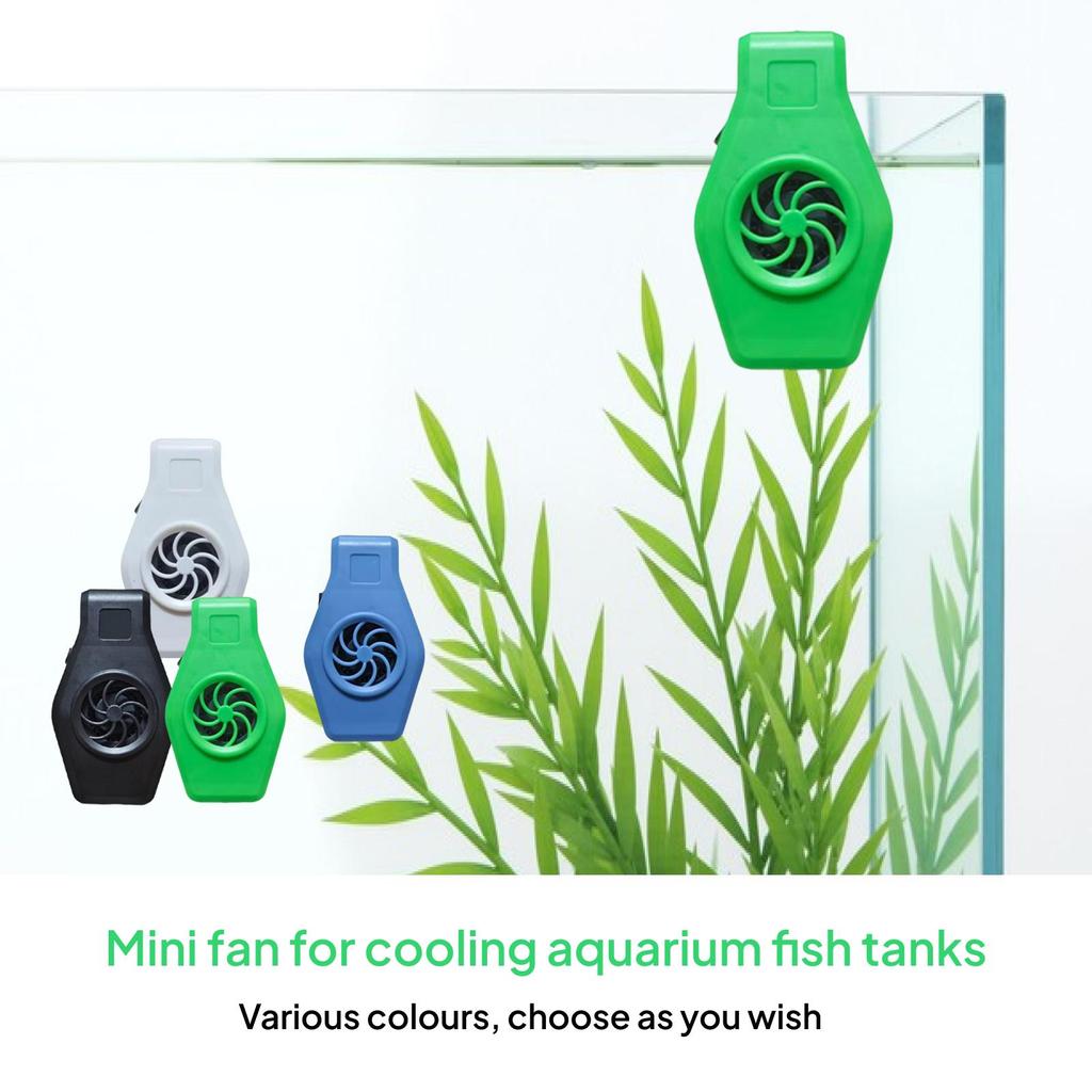 Aquarium Chiller Portable Fish Tank Cooling Fan for Reptiles Home Freshwater