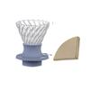 V60 Coffee Set Glass Coffee Pot Coffee Filter Cup Coffee Filter Paper Thickened Glass Filter Coffee Pot