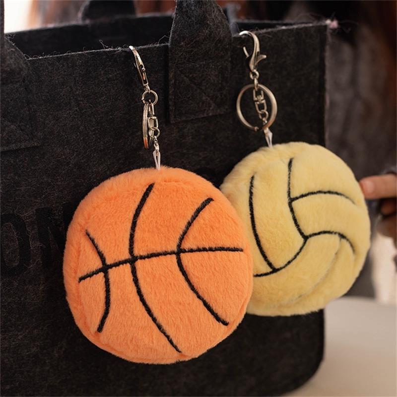 Bola de Futebol Rugby Sinuca Basquete Vôlei Baseball Tênis Boneca de Pelúcia Mascote Brinquedos de Pelúcia Chaveiro Pingentes de Bolsa