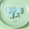 10Pcs Kawaii Bowknot Resin Charms, Candy Color Pendants for DIY Jewelry & Keychains