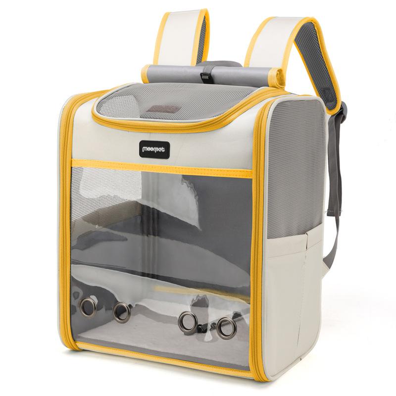 Pet Bag  Portable Portable Backpack  Large Space  Cat and Dog Supplies Pet Bag