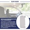 Driver Side Sun Visor Fit For Hyundai Accent 1E 2011 2012 2013 2014 2015 Replace 85210-1R000 Front Left | Sun Protection Shade | Gray