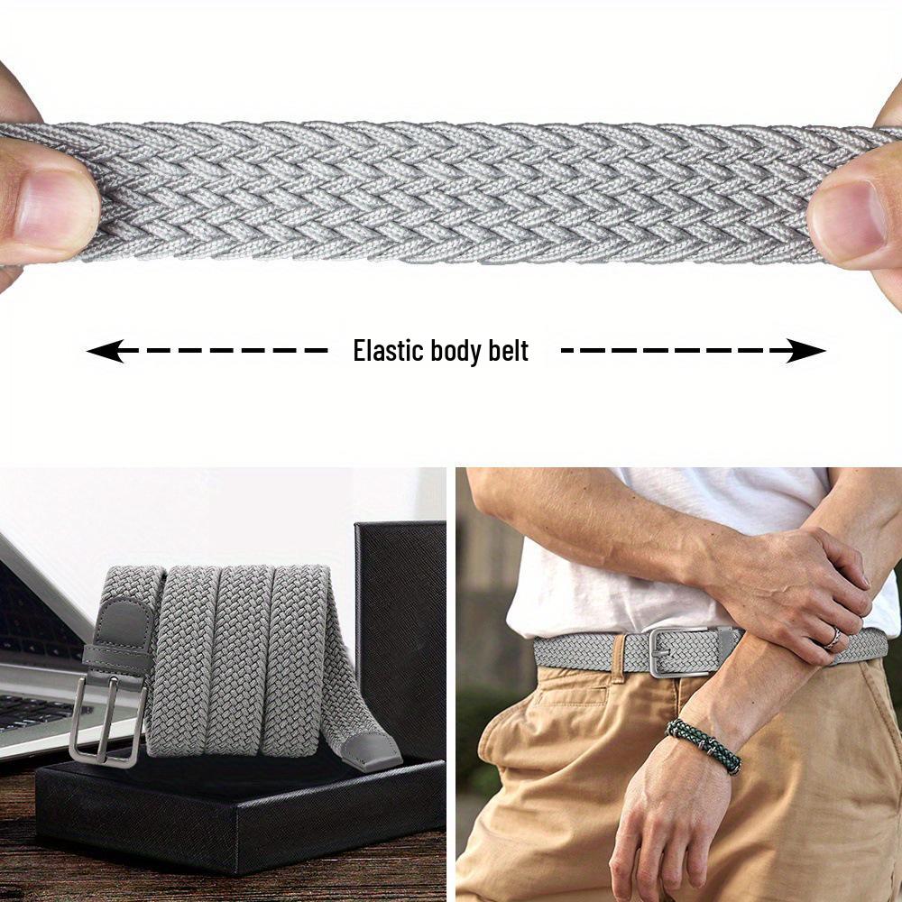 Unisex Elastic Pin Buckle Waist Belt - Versatile Fashion for Men & Women